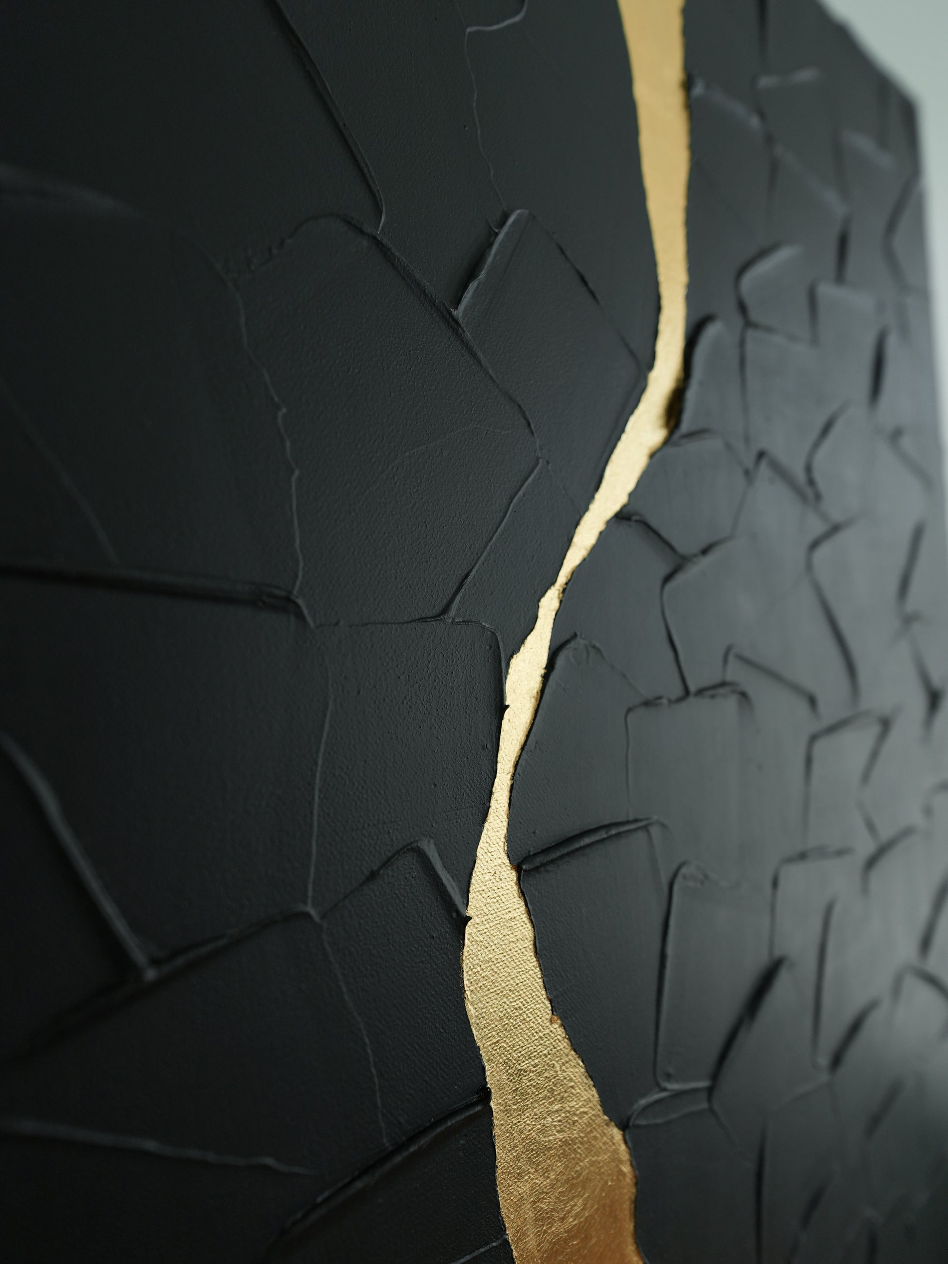 Close-up of a black tire tread pattern