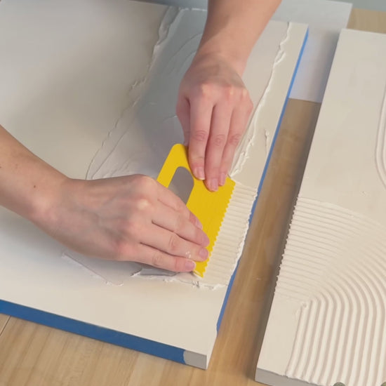 video creating half arches artwork