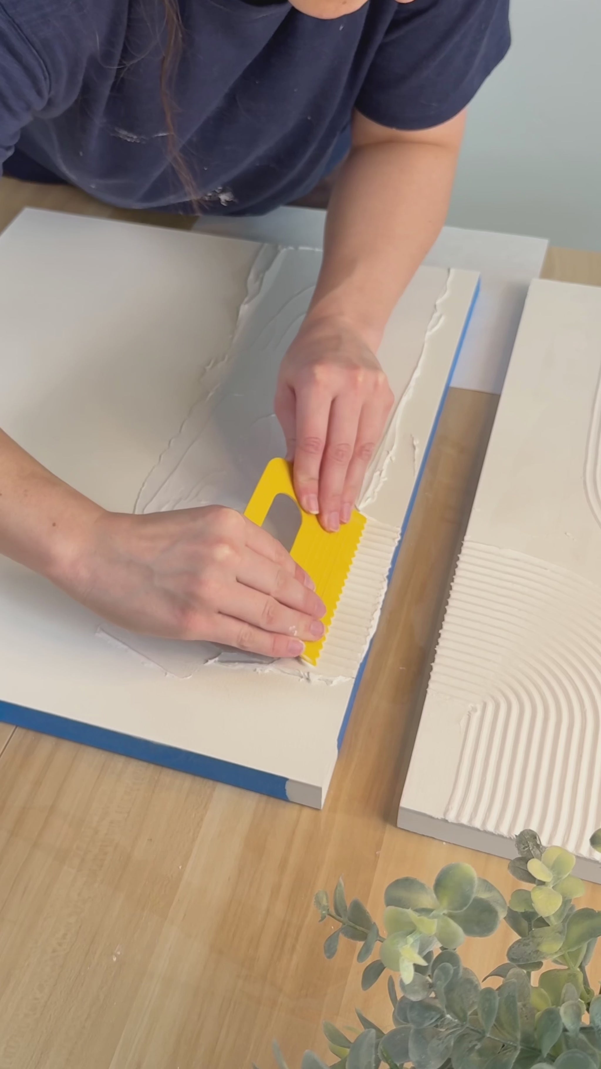 video creating half arches artwork